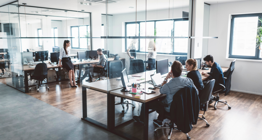 Traditional office vs coworking space